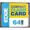 EDGE MEMORY PE179441 64MB EDGE PREMIUM COMPACT FLASH CARD (CF