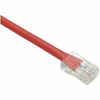 UNIRISE USA, LLC PC6-08F-RED-S UNIRISE 8FT CAT6 SNAGLESS UNSHIELDED (UTP) ETHERNET NETWORK PATCH CABLE RED - 8