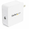 STARTECH.COM WCH1C THIS USB-C WALL CHARGER PROVIDES 60W OF NEXT-GENERATION POWER DELIVERY TECHNOLOG