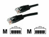 STARTECH.COM 45PATCH6BK 6 FT BLACK SNAGLESS CAT5E PATCH CABLE