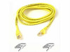 BELKIN COMPONENTS A3L980-01-YLW-S PATCH CABLE - RJ-45 - MALE - RJ-45 - MALE - UNSHIELDED TWISTED PAIR (UTP) - 1 FE