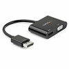 STARTECH.COM DP2VGAHD20 2-IN-1 DISPLAYPORT 1.2 (HBR2) TO HDMI 2.0 4K 60HZ UHD HDR OR VGA 1080P MONITOR A