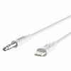 BELKIN COMPONENTS AV10172BT03-WHT CABLE, M/M,LTG TO 3.5MM,3 ,WHITE