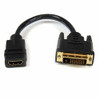 STARTECH.COM HDDVIFM8IN CONNECT A DVI-D DEVICE TO AN HDMI-ENABLED DEVICE USING A STANDARD HDMI CABLE - H