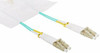 ADD-ON ADD-LC-LC-4M5OM3 THIS IS A 4M LC (MALE) TO LC (MALE) AQUA DUPLEX RISER-RATED FIBER PATCH CABLE. A