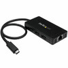 STARTECH.COM HB30C3A1GE TURN A LAPTOPFEETS USB TYPE-C PORT INTO THREE USB TYPE-A PORTS (5GBPS)   ONE GIG