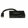 STARTECH.COM MDP2HDVGA CONNECT A MINI DISPLAYPORT-EQUIPPED PC OR MAC TO AN HDMI OR VGA DISPLAY - MINI D