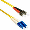 ENET SOLUTIONS, INC. STLC-SM-3M-ENC ENET 3M ST/LC DUPLEX SINGLE-MODE 9/125 OS1 OR BETTER YELLOW FIBER PATCH CABLE 3