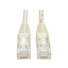 TRIPP LITE N001-007-WH 7FT CAT5E / CAT5 SNAGLESS MOLDED PATCH CABLE RJ45 M/M WHITE 7FT
