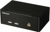 STARTECH.COM SV231DVGAU2A ACCESS TWO DUAL-VIDEO COMPUTERS AND TWO SHARED USB PERIPHERALS FROM A SINGLE WOR