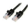 STARTECH.COM 45PATCH50BK MAKE FAST ETHERNET NETWORK CONNECTIONS USING THIS HIGH QUALITY CAT5E CABLE, WITH