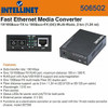 INTELLINET 506502 10/100 SC MULTI-MODE MEDIA CONVERTER