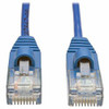 TRIPP LITE N001-S04-BL 4FT CAT5E CAT5 SNAGLESS MOLDED SLIM UTP PATCH CABLE RJ45 M/M BLUE 4FT