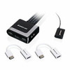 IOGEAR GCS62HDPKIT 2-PORT HD CABLE KVM WITH DISPLAYPORT ADAPTERS