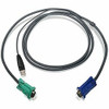 IOGEAR G2L5202U KVM CABLE - 4 PIN USB TYPE A - MALE - 15 PIN HD D-SUB (HD-15) - MALE - 6 FEET -