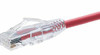UNIRISE USA, LLC CS6-15F-RED 15FT CAT6 CLEARFIT SLIM PATCH CABLE RED