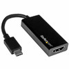 STARTECH.COM CDP2HD USB C TO HDMI ADAPTER SUPPORTS 4K RESOLUTIONS - REVERSIBLE USB-C ALSO CONNECTS T