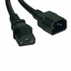 TRIPP LITE P004-010 10FT COMPUTER POWER CORD EXTENSION CABLE C14 TO C13 10A 18AWG