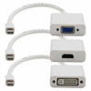 ADD-ON MDP2VGA-HDMI-DVI-W ADDON MINI-DISPLAYPORT MALE TO HDMI/VGA/DVI MALE WHITE ADAPTER