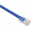 UNIRISE USA, LLC PC5E-07F-BLU 7FT BLUE CAT5E PATCH CABLE, UTP, NO BOOTS