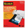 3M DISPLAY MATERIALS AND SYSTE TP3854-50 3M THERMAL POUCHES, LETTER SIZE  9 IN X 11.4 IN 50/PACK
