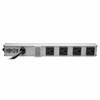 TRIPP LITE PS120406 POWER STRIP 120V 5-15R 4 OUTLET 6FEET  CORD 12 INCH LENGTH METAL