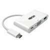 TRIPP LITE U444-06N-VU-C USB C TO VGA MULTIPORT VIDEO ADAPTER CONVERTER 1080P W/ USB-A HUB, & USB-C PD CH