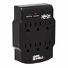 TRIPP LITE SK6-0B 6-OUTLET SURGE PROTECTOR, DIRECT PLUG-IN, 750 JOULES, DIAGNOSTIC LED, BLACK