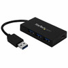 STARTECH.COM HB30A3A1CSFS 4 PORT USB 3.0 HUB - USB-A HOST TO 3X USB TYPE-A + 1X USB-C - SUPERSPEED 5GBPS (