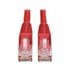 TRIPP LITE N201-002-RD 2FT CAT6 GIGABIT SNAGLESS MOLDED PATCH CABLE RJ45 M/M RED