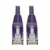 TRIPP LITE N201-006-PU CAT6 GIGABIT SNAGLESS MOLDED UTP PATCH CABLE (RJ45 M/M), PURPLE, 6 FT.