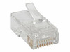 TRIPP LITE N030-100-STR RJ45 PLUGS FOR ROUND STRANDED CONDUCTOR 4-PAIR CAT5E CABLE, 100-PACK