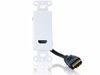 C2G 41043 HDMI PASS THROUGH WALL PLATE - WHITE
