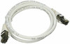 BELKIN COMPONENTS A3L980-03-WHT-S 3FT CAT6 SNAGLESS PATCH CABLE, UTP, WHITE PVC JACKET, 23AWG, 50 MICRON, GOLD PLA