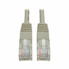 TRIPP LITE N002-005-GY 5FT CAT5E / CAT5 350MHZ MOLDED PATCH CABLE RJ45 M/M GRAY 5FT