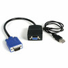 STARTECH.COM ST122LE COMPACT USB-POWERED VGA SPLITTER ALLOWS YOU TO SPLIT A VIDEO SOURCE TO TWO SEPAR