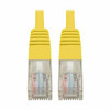 TRIPP LITE N002-002-YW CAT5E 350MHZ MOLDED PATCH CABLE (RJ45 M/M) - YELLOW, 2-FT.