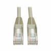 TRIPP LITE N001-015-GY 15FT CAT5E / CAT5 SNAGLESS MOLDED PATCH CABLE RJ45 M/M GRAY 15FT