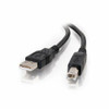 C2G 28103 C2G 3M USB CABLE-USB 2.0 A TO B CABLE BLACK (9.8FT)-CONNECT YOUR USB DEVICE TO T