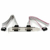 STARTECH.COM PLATE9M2P16 ADD TWO EXTRA SERIAL PORTS TO THE BACK OF YOUR PC, FROM YOUR MOTHERBOARD - DB9 B