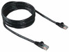 BELKIN COMPONENTS A3L791-10-BLK-S 10FT CAT5E SNAGLESS PATCH CABLE, UTP, BLACK PVC JACKET, 24AWG, T568B, 50 MICRON,