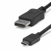 STARTECH.COM CDP2DPMM6B USB C TO DISPLAYPORT 1.2 CABLE W/4K 60HZ/HBR2/5.1 AUDIO/HDCP 2.2/1.4 - INTEGRATE