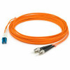 ADD-ON ADD-ST-LC-2M6MMF THIS IS A 2M LC (MALE) TO ST (MALE) ORANGE DUPLEX RISER-RATED FIBER PATCH CABLE.