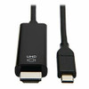 TRIPP LITE U444-009-H4K6BE USB-C TO HDMI ADAPTER CABLE (M/M) - 3.1, GEN 1, THUNDERBOLT 3, 4K 60 HZ, 4:4:4,