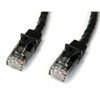 STARTECH.COM N6PATCH3BK 3FT BLACK CAT6 ETHERNET CABLE DELIVERS MULTI GIGABIT 1/2.5/5GBPS & 10GBPS UP TO