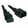 TRIPP LITE P005-12N 1FT POWER CORD EXTENSION CABLE C14 TO C13 HEAVY DUTY 15A 14AWG