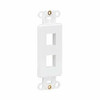 TRIPP LITE N042D-002V-WH CENTER PLATE INSERT VERTICAL 2-PORT