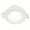 Hella Marine EuroLED 75 3 Round Spring Mount Down Light - White LED - White Plastic Rim - 12V