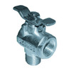 GROCO 1/2 NPT 90&deg; Stainless Steel Fuel Valve