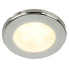 Hella Marine EuroLED 75 3 Round Screw Mount Down Light - Warm White LED - Stainless Steel Rim - 12V